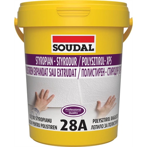 Soudal 28A oldószermentes polisztirol ragasztó 1kg